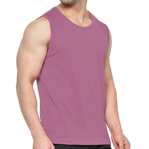 Summer Quick Drying Thin Breathable Knitted 100% Cotton High Street Vest Men Sport Sleeveless Tank Tops Gym Clothing Outer Wear - Product Image 2