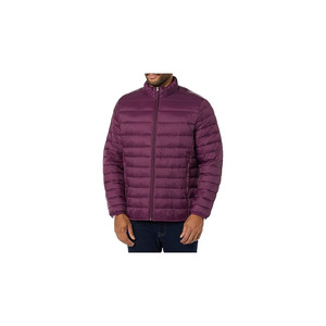 Slim Fit <b>Men</b>’s Puffer <b>Jacket</b> Warm Insulated Quilted Coat, Stand Collar <b>Lightweight</b> Winter Outerwear for <b>men</b> - Product Image 1