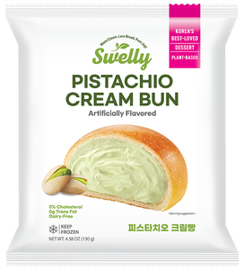 SWELLY PISTACHIO CREAM BUN - Authentique pain au pistache artisanal de K-bakery, garni de pistache salée et de crème fraîche, collation savoureuse - Product Image 2