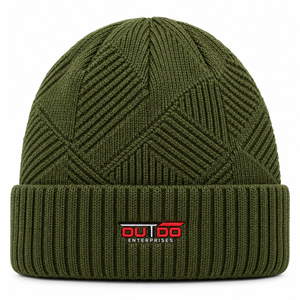 Gorro cómodo, elástico, cálido y con un acabado impecable para clima frío, con tejido grueso y puño plegable. - Product Image 1