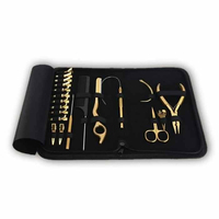 Kit de Extensiones de Cabello Profesional Ecológico de Acero Inoxidable Kaamir Instruments KI-HET-03 para Aplicación de Anillos Micro