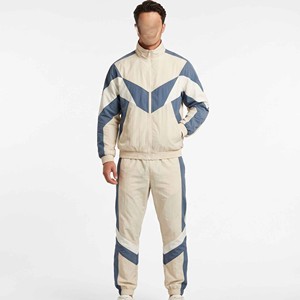 Custom Color Contrast <b>Nylon</b> Polyester Track Suit Full Zip Windbreaker Jacket Matching <b>Jogger</b> Pants Lightweight Two Piece - Product Image 1