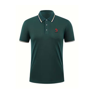 Polo homme décontracté, design simple, léger, facile à laver, couleur durable, aspect élégant, qualité supérieure, Solid Trader. - Product Image 6