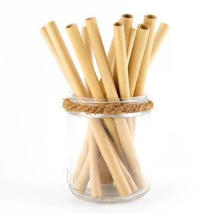 Pajitas Reutilizables Biodegradables de Fibra de Bambú Natural de EXPAD Handicraft Vietnam, Ciudad de Ho Chi Minh, 200 mm, Accesorios para Bar - Product Image 1