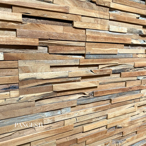 แผ่นหนังติดผนังที่3D แบบทันสมัยดีไซน์รูปทรงเรขาคณิตสำหรับความบันเทิงภายในบ้านวิลล่าโรงแรมกันเสียงกันน้ำ - Product Image 1