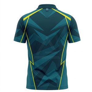 Custom <b>Cricket</b> Playing Jersey Breathable Team Sportswear Personalized Name Number Full Print Match Uniform <b>Shirt</b> - Product Image 2