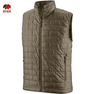 เสื้อกั๊กพัฟเฟอร์แบบมีซิปปิด รุ่น Ryan Pro Gear Custom Design สำหรับผู้ชาย พร้อมโลโก้สั่งทำได้ สวมใส่สบายๆ - Product Image 1