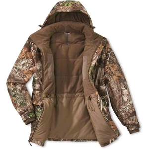 Wholesale OEM High Quality Vintage Winter Unisex Plus Size Soft <b>Shell</b> Camouflage Print Hunting Jacket Polyester Windproof - Product Image 3