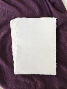 Papel Artesanal de Algodón Reciclado Hecho a Mano al por Mayor, Papel para Manualidades Tamaño A5 A6, Hojas de Papel Hechas a Mano de Colores, Bloc de Dibujo de Colores, Precio de Fábrica - Product Image 2