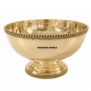 Tazón de Chocolate de Metal con Acabado Dorado, Forma Redonda, Soporte Decorativo para Chocolate, Nuevo Tazón de Chocolate de Diseño en Oferta - Product Image 6