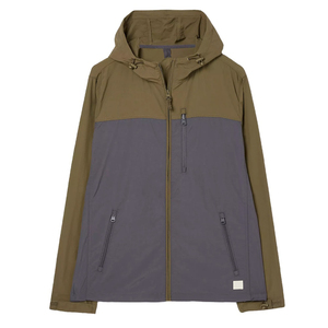 Coupe-vent unisexe léger et fin pour le printemps, grande taille, coupe-vent, col montant, tissé, séchage rapide, pour le sport, la course, la randonnée en extérieur, avec fermeture éclair - Product Image 1