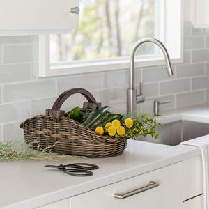 Cestas de mimbre vintage multiusos para almacenamiento y regalos, cestas de ratán hechas a mano. - Product Image 5