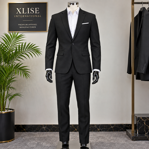 Costume sur mesure pour homme, 2 pièces, costume formel pour affaires, coupe ajustée, blazer et pantalon, costume de mariage, fabricant en gros - Product Image 3