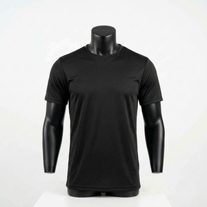T-shirt de sport pour homme, léger, tricoté, écologique, coupe ajustée, respirant, séchage rapide, pour la course à pied et la gym - Product Image 1