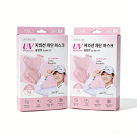 Boîte d'emballage en carton rose OEM/ODM avec trou de suspension, impression UV pour masque de protection solaire, fabricants de produits pour sports de plein air