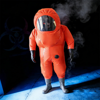 Chemikalienschutzanzug Säure-Alkali-Resistenter Hazmat-Anzug für Industrielle Sicherheit