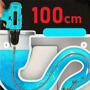 Tubo a molla per scarico da bagno strumenti di sblocco della toilette-agenti di dragaggio per tubi efficaci - Product Image 2