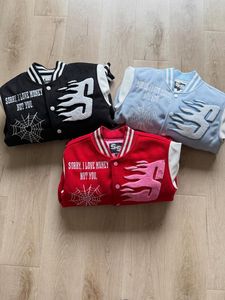 OEM Custom Varsity Jackets Men Embroidery Letterman Jacket Leather Sleeves College Streetwear Jacket Bulk - Product Image 5