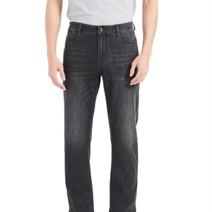 Men's 2026 Breathable Quick-Drying Cotton Denim <b>Jeans</b> <b>Button</b> Eco-Friendly Stretch Casual Commuter Pants Spring Autumn Washed - Product Image 1