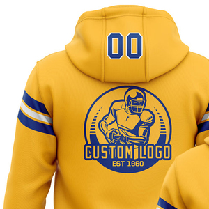 Sweat-shirts d'équipe sportive personnalisés par sublimation, sweat-shirt personnalisé avec le nom du club, sweat-shirt d'entraînement en polaire 100% polyester, fabricant OEM ODM - Product Image 3