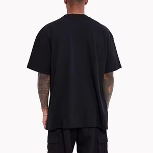 เสื้อยืดผู้ชายผ้าฝ้ายแท้ 100% หนัก 300 กรัม ทรงปกติ แขนสั้น แห้งเร็ว ระบายอากาศดี สไตล์สตรีทแวร์ แบบเรียบ - Product Image 5