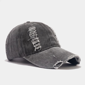 Vornex Industry Top-Notch Modern Fashion Distressed Cap For Adults All Season Unisex 6-Panel Cap Private Printing Custom Cap OEM - Product Image 2