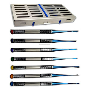 Juego de 7 Elevadores Dentales Luxadores para Extracción de Dientes Atraumática y Preparación del Sitio del Implante - Proveedor Mayorista - Product Image 1
