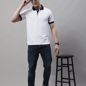 เสื้อโปโลแขนสั้นผู้ชาย แห้งเร็ว สำหรับฤดูร้อน แบบทหาร คอพับได้ ลายเรียบ เสื้อผ้าผู้ชาย - Product Image 2