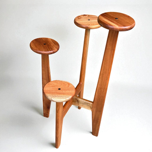 Soporte de Madera Hecho a Mano para Plantas, Soporte de Múltiples Niveles para Macetas de Interior, para Sala de Estar, Balcón y Decoración del Hogar - Product Image 2