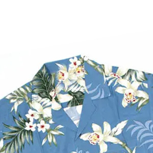 Chemise boutonnée à fleurs pour homme, en lin doux, motif floral, tenue décontractée pour les vacances, qualité supérieure, livraison directe d'usine - Product Image 3