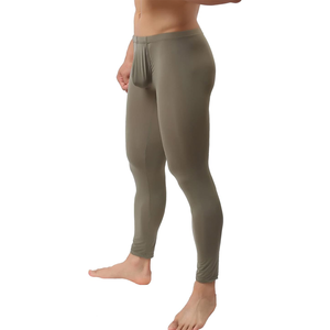 Legging de sport extensible pour homme, coupe slim, couleur unie, haute qualité, vêtements de sport, services OEM - Product Image 5