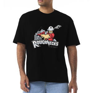 Camisetas de algodón para hombre con impresión personalizada en relieve 3D / camisetas con estampado en relieve para hombre a precio económico - Product Image 2