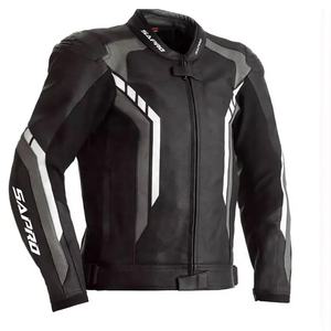 Veste de moto d'hiver pour homme Manteau coupe-vent en cuir de motocross et de course de moto Vêtements de moto en cuir de grande taille avec quantité minimale de commande bas - Product Image 3