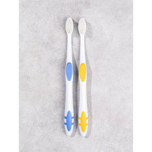 Lot de 2 brosses à dents pour adultes Produit de soins bucco-dentaires de qualité supérieure - Product Image 1