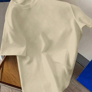 Camisetas de Hombre de Algodón con Cuello Redondo y Manga Corta, Corte Holgado, Ideales para Atuendos Casuales y Días de Verano - Product Image 5