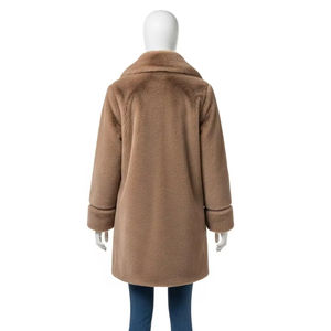 Poncho de Piel Sintética Transpirable con Estampado de Leopardo, Forro de Felpa Suave, Cálido para Invierno, con Capucha, Elegante y a la Moda para Mujeres Embarazadas - Product Image 1