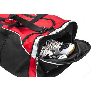 Sac de sport TITAN TREAD WEAR Y3 rouge et noir, grande capacité, voyage, gym, plusieurs poches, fermeture éclair, modèle TTW-SB-00020 - Product Image 4
