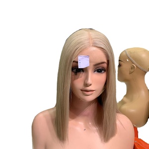 Pelucas de cabello humano virgen vietnamita alineadas con cutícula al por mayor de tendencia caliente 2023, pelucas de cabello humano de alta calidad con encaje completo suave y ligero - Product Image 1