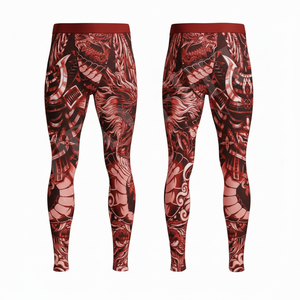 Tights Gym Workout Running Fitness <b>Pants</b> Men's Customized Logo Design Training Workout Yoga Summer OEM ODM Compression Leggings - Product Image 3