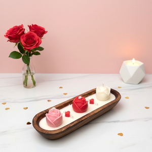 Wood <b>Candle</b> Dough Bowl Rustic Rectangle Wholesale Valentine's Day Christmas Home Decoration Eco Friendly Acacia Wooden <b>Candle</b> - Product Image 1