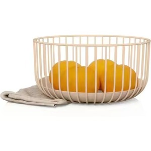 Panier à fruits en métal classique pour la maison, pour le rangement sur la table à manger, avec un look élégant et une structure pratique. - Product Image 1