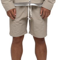 Ensemble deux pièces sur mesure 100 % polyester Taslan froissé, poids moyen, respirant, écologique, streetwear d'été, survêtement à cordon de serrage