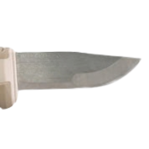 Tan Beige Fixed Blade <b>Outdoor</b> Knives with Silver <b>Stainless</b> <b>Steel</b> Blade Textured Non Slip Handle Protective Sheath for Camping Tr - Product Image 5