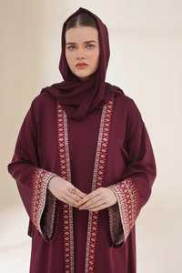 Nueva Llegada, Ropa Islámica Modesta, Túnica con Diamantes, Abayas Lujosas con Lentejuelas, Vestidos Musulmanes de Malla para Mujer, Abaya de Dubái, Poliéster - Product Image 5