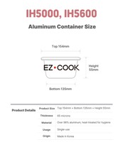 Conteneur en aluminium pour cuisinière à ramen (600 pièces) – Récipient à ramen anti-graisse pour la restauration événementielle, service traiteur, voyage efficace, robuste, en vrac