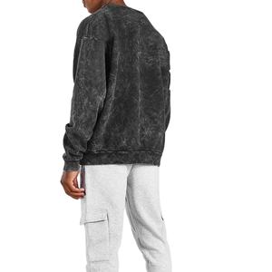 Sweat-shirt personnalisé à col rond, design tendance 2026, fabrication OEM sur mesure, sweat-shirt pour homme, lavage à l'acide, sweat-shirt à capuche 2026 - Product Image 6