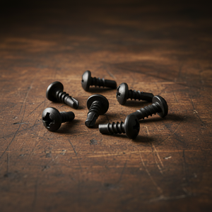 Vis à tête cylindrique pour béton certifiées DIN/ISO - Vis en acier au carbone à couple élevé, mesure en pouces, revêtement noir - Product Image 3