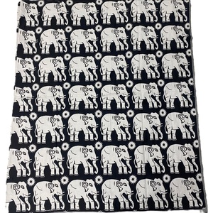 <b>Eco</b>-<b>Friendly</b> High Grade Combed Solid Elephant Jacquard Cotton <b>Fabric</b> 58/60" Width Woven Medium Weight 60S60S Garment Boys - Product Image 1