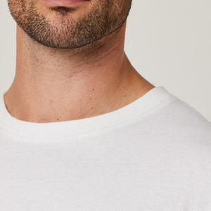 T-shirt homme 100% coton, impression personnalisée, logo de marque, design personnalisé, blanc, coupe slim, t-shirts décontractés, t-shirts graphiques pour homme - Product Image 5