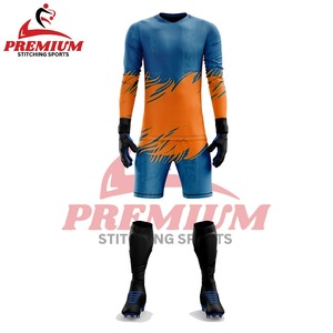 Uniforme de gardien de but de football sur mesure en gros, short imprimé personnalisé, 100% polyester respirant, séchage rapide, haute qualité pour équipe - Product Image 3